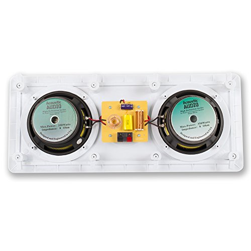 Acoustic Audio By Goldwood HD-6C In-Wall 6.5 Inch Center Channel Speaker In Ceiling 350 Watt,White thumb #3