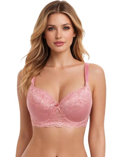 Image of Viola's Secret 6 Pack of Color Print T-Shirt Bras B Cup C Cup and D Cup