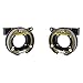 Brackets (2) - Disc/Drum, Mustang 8.8, 2.50" Offset, 1pc vented