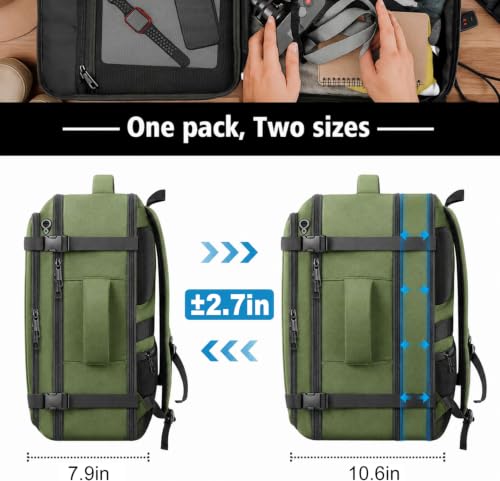 Image of TSA-Friendly Carry On Backpack 35-45L Expandable with LifetimeWarranty