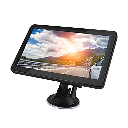 QDY-Navegador GPS para Coche 7 Pulgadas Llamadas Manos Libres Actualizaciones Wi-Fi Navegacin por Voz Funcin Video Entretenimiento