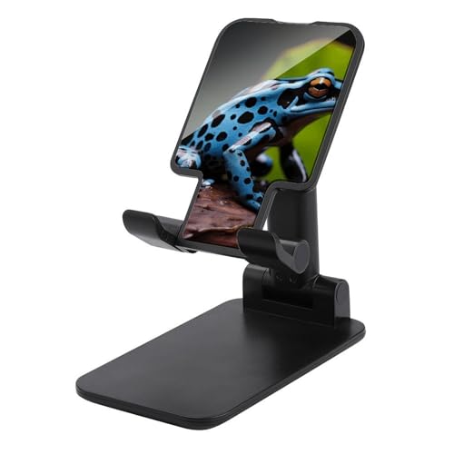 Support de téléphone bleu Dart Frog idéal pour le bureau