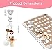 Msyc Cute Cat Charm Chain, Aesthetic Pendant Accessory for Kindle E-Reader, Phone, Purse, Journal, Gift for Women