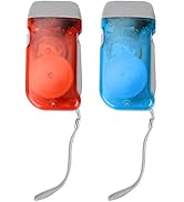 Keenso Camping Handkurbel Taschenlampe, 1 Paar LED Hand Power Taschenlampe Mini Notfall Taschenla...