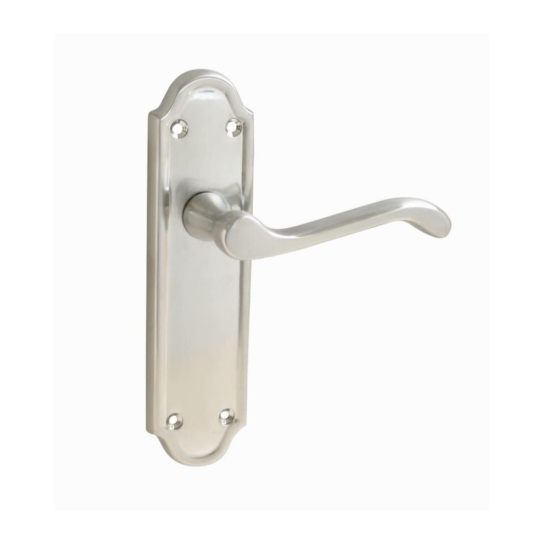 VIBE Beaumont Lever Latch on Satin Chrome Door Handle Beaumont Lever Latch on Satin Chrome for Internal Doors