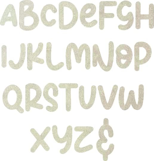 Wooden Letter 6" Blank & and Symbol Shadow Beamer Font MDF (Various Sizes)