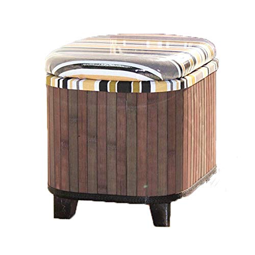 Chaise pour salon et repose-pieds ottoman jaune pour gagner de la place