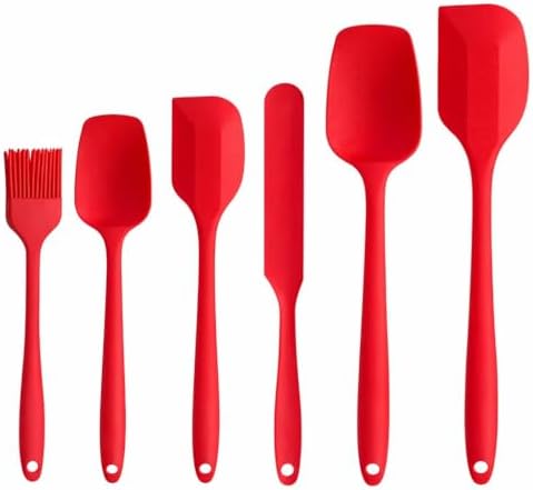 Kit 6 Espátulas de Silicone Premium Antiaderente - Kit Cozinha e ...
