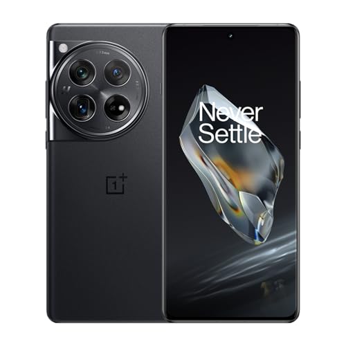 Oneplus 12 5G Smartphone,5G Global ROM teléfono móvil Android Desbloqueado Snapdragon 8 Gen 3, 6,82' 3D AMOLED Display, Cámara AI Tri 50 MP, Carga 100 W, 12GB + 256GB, Negro