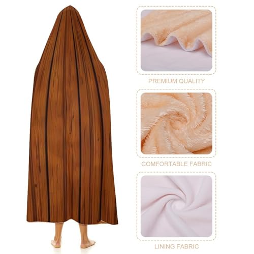 Couverture à capuche portable pour voyage et soirées cocooning sur canapé - 4