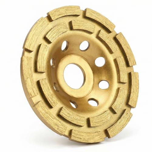 QWORK® Schleiftopf 115mm x 22.2mm für Beton, Gips, Granit, Harz, Fliesenkleber, Naturstein usw