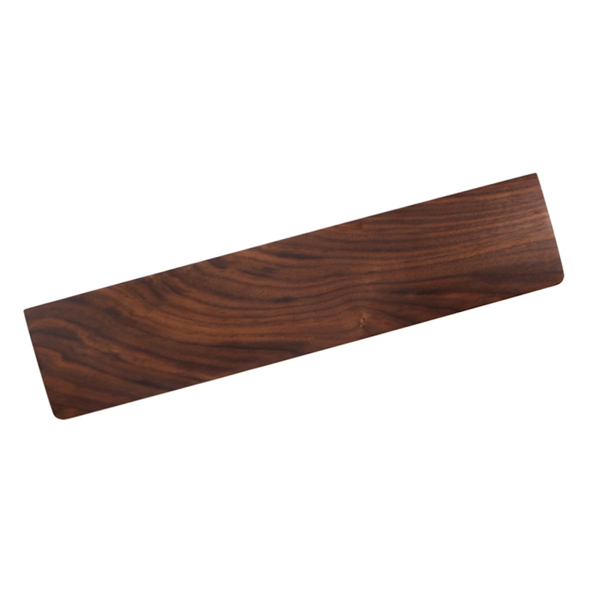 Handgelenkauflage für Tastatur 440x80mm Walnussholz | Coffee, Ergonomische Stütze, Natürliche Holzmaserung, Feine Verarbeitung, Ersatz bei Defekt