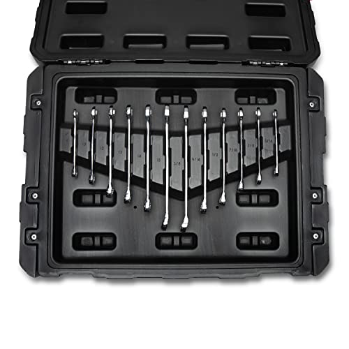 Crescent 229 Piece 1/4", 3/8" & 1/2" Drive Mechanics Hand Tool Set with 3 Drawer Storage Case - CTK229C
