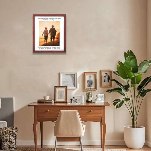 IHEIPYE Remembrance Memorial Picture Frame - Sympathy Gifts Idea for Loss of Loved One, Grandmother, Grandfather, Grandparents, Wall-Mount, Mahogany Large by IHEIPYE - Image 7