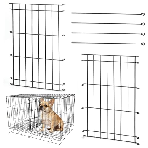 Panneau de séparation de cage pour chien réglable en métal 43cm