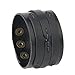 GelConnie Black Mens Leather Bracelet Adjustable Braided Wrap Bracelets Wide Cuff Bangle Handmade Jewelry Punk Wristband for Boys, Women Gift