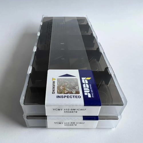 Insert carbure VCMT160408-SM IC907 pour usinage de précision et finition métal