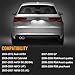 Gempro License Plate Lights LED Tag Lamps Assembly for Audi A3 S3 A4 S4 A6 S6 A8 S8 Q7 RS4 License Number Plate Lamps, 6000K Pure White 2PCS