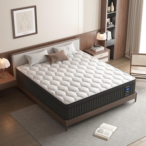 MRH Queen Mattress,12 Inch Hybrid Mattresses Queen, Memory Foam...