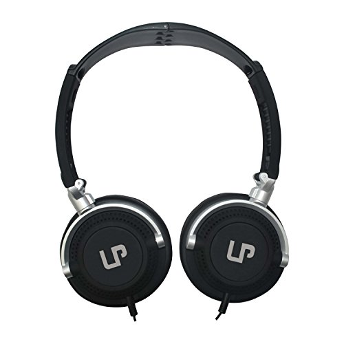LP Headphones,with in-line microphone Stereo Volume Control for Travel, Work, Sport , Stereo Headset for Iphone and Android Devices (black）