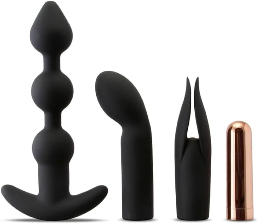 Flexible G-Spot and Prostate Silicone Massager Vibrator Kit VH70482