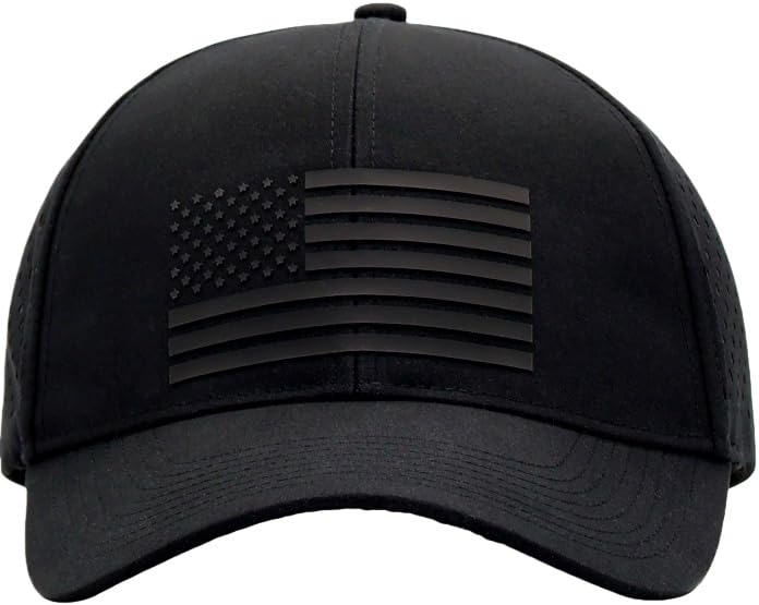 Image of 250th Anniversary USA Flag Hat, Laser Cut Breathable Mesh Patriotic Tactical Baseball Cap for Men Women, Fits OSFM&XXL Head