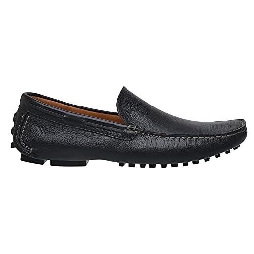 Mocassim Drive Masculino Sapatilha Em Couro Legitimo Conforto (Preto, BR, Adulto, Numérico, 42)