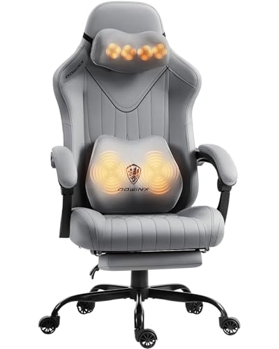 Dowinx Gaming Video Gaming Chair Shiatsu Neck Massage and