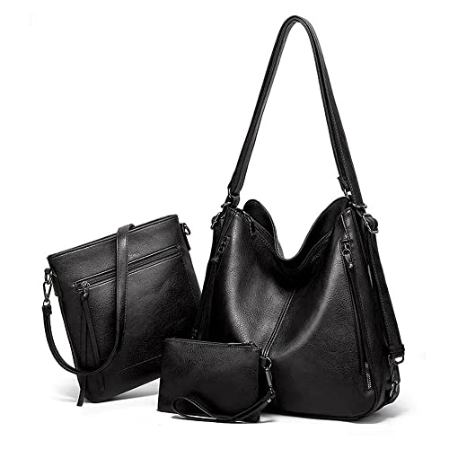 HUGGI Handbag for Woman or Girl with Detachable Strap & Wallet Pu...