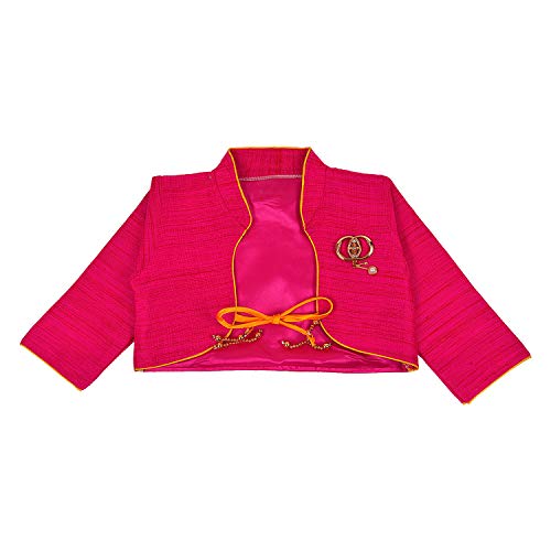 Image of Wish Karo Baby Girls Frock Dress with Jacket-(fe2911)