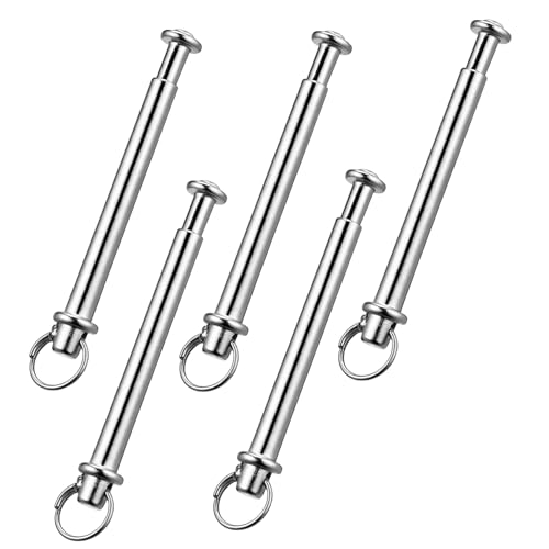 FONDOTIN 5セット 折りたたみ扇子用 耐錆メタルリベット ナット 軽量ポータブル 修理アクセサリー 扇子軸交換パーツ