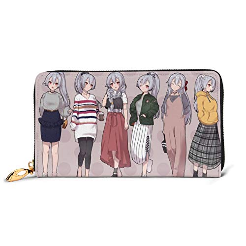 Preisvergleich Produktbild Archer Inferno Geldbörse aus echtem Leder, mit Reißverschluss, Münzfach, Kartenhalter, Organizer, Clutch, großes Fassungsvermögen für Männer und Frauen