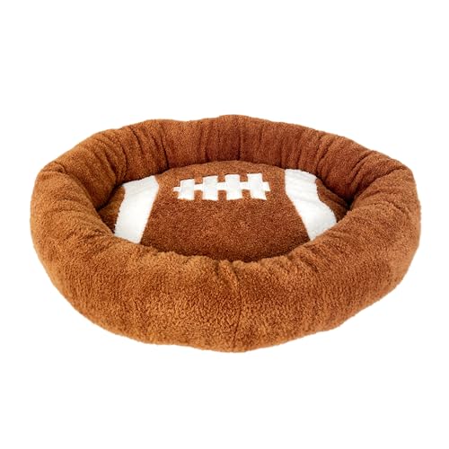 Tonbo Soft Plush Small Cute And Cozy Football Dog Cat Bed thumb #4