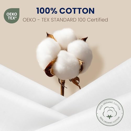 Selected Hanky Men's Handkerchiefs,100% Soft Cotton,White Classic Hankie Pack of 122