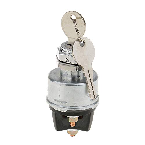ETOPARS 12V Universel Interrupteur de démarrage du moteur Contacteur à Clé d'Allumage Étanche 3 postes ON OFF Clé de Contact Commutateur Auto Bateau Cover