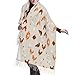 ZAKAFUCH Fashion Scarves for Woman Girl Ladies, Hens Chickens Cashmere Light Pashmina Shawls Wraps with Tassel, Cozy Large Winter Fall Stole Blanket Evening Dress Shawl