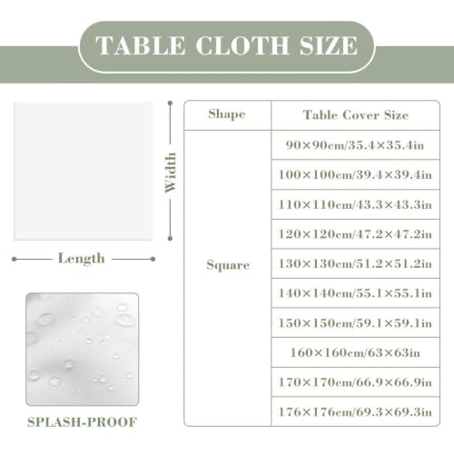 Nappe de jardin extérieure imperméable rose 160x160cm pour restaurant - 8