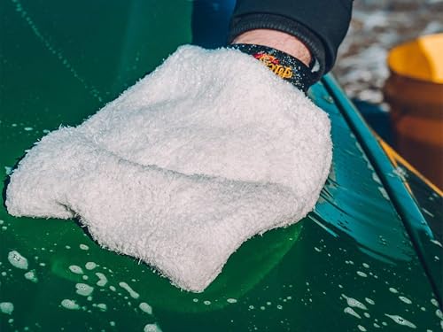 Meguiar's Wash Mitt Mikrofaser Waschhandschuh - Saugfähige Mikrofaser, wiederverwendbar, maschinenwaschbar, X3002EU – Ansicht 2
