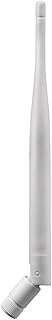 Dericam Universal 2.4G 5dBi WiFi Antenna for Security Camera/Router, WiFi Booster, Removable Antenna, Wireless Range Expander, RP-SMA Female Connector Inside, 5dBi, White