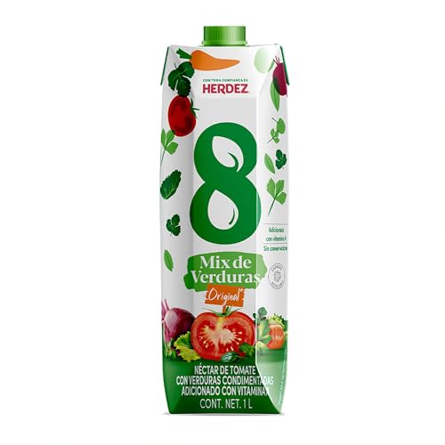 La Mejor Selección de Verduras más recomendados. 36 Herdez Jugo de 8 Verduras 1 L