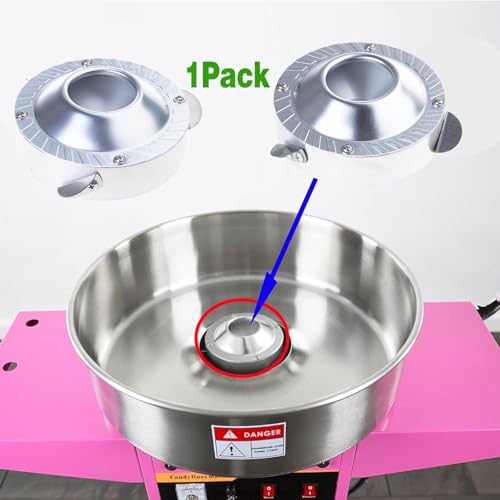 Tête rotative pour machine à sucre en coton compatible bloc chauffant inox