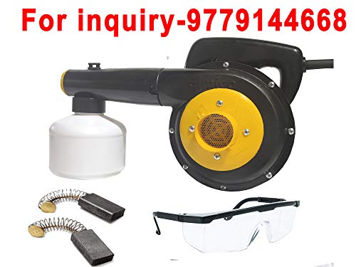 Image of Elmico 700W Heavy Duty air Blower Cum Water Sprayer & /continuously 60 min use /Safety Goggles and Carbon brush /100% Copper Armature