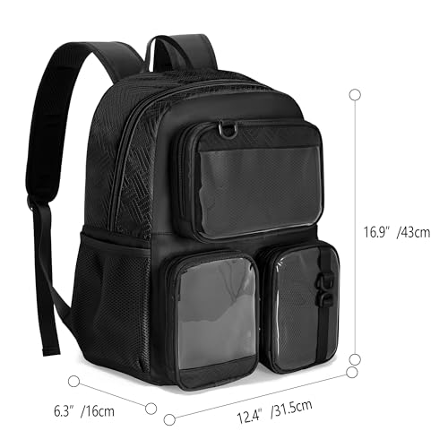 Image of Ita Bag Pin Display Backpack with Insert, Aesthetic Laptop Backpack