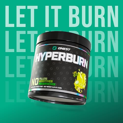 ONEST Hyperburn Weight Management Supplement for Men and Women (30 Servings) - Enhances Power, Energy, Focus & Boosts Metabolism - Long Lasting Workout Powder Supplements - Lime Splice Flavour - Image 7