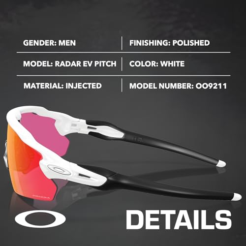 Image of Oakley RADAR EV PITCH OO9211 Shield Sunglasses With Official Eyewear Kit | Non-Polarized, Men's & Women's Sunglasses