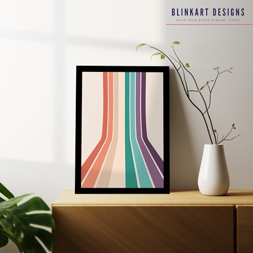 Image of BLINKART Trendy Abstract Wall Art Painting Print Design | Aesthetic Wall Decor Photo Artwork Frame Decoration Hanging For Home Bedroom Living Room Office Wall Decor | T072 | 13x10 Inches