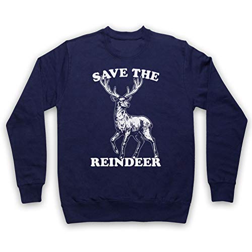 Sweat-shirt Save The Reindeer adulte contre le froid des fêtes de Noël