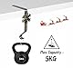 Anstore 4 Stück Weihnachtsstrumpf Halter Nikolausstrumpf Halter Kamin Haken Handtaschen Halterung Antirutsch Taschenhalter für Taschen Weihnachtsstrumpf
