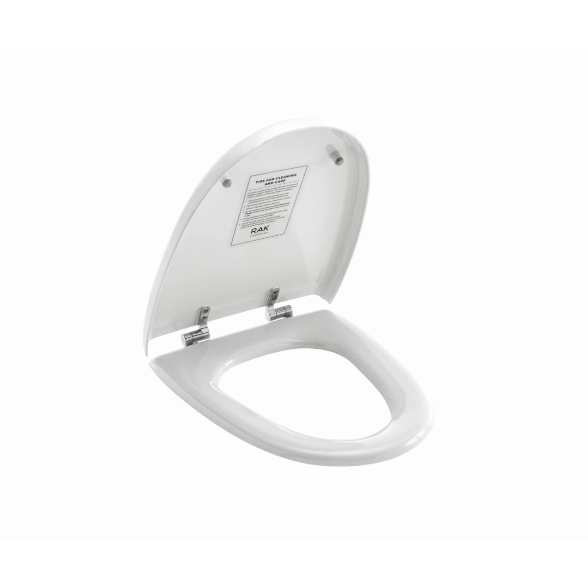 RAK CeramicsToilet Seat, Soft Close, Black, Oval