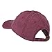 e4Hats.com Fishing Fly Embroidered Washed Cap - Maroon OSFM